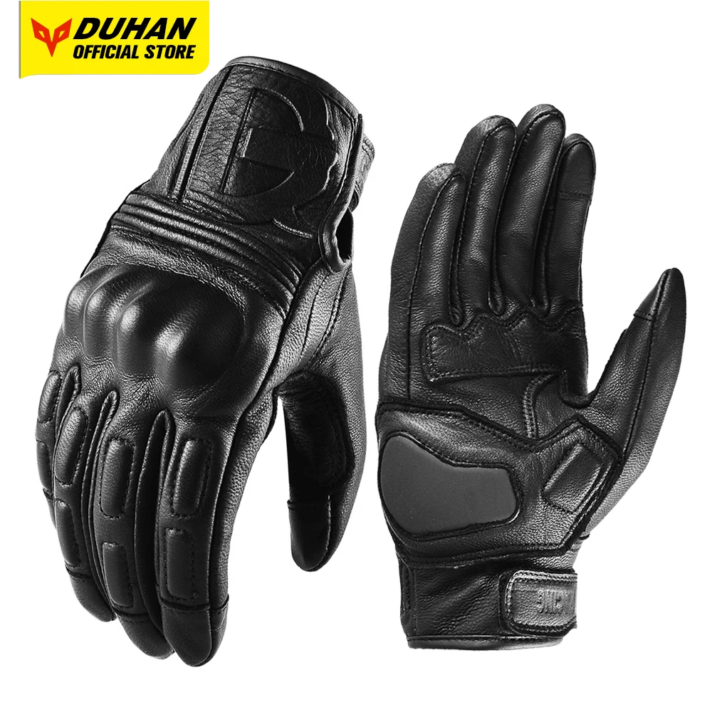 

Дышащие мотоциклетные перчатки из натуральной козьей кожи