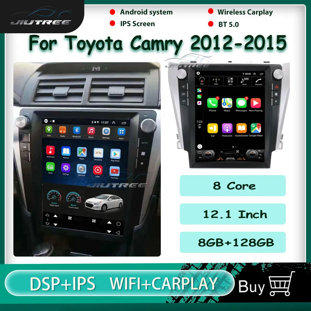 

Автомагнитола для Toyota Camry 2012-2015, Android 10, Автомобильная Мультимедийная стереосистема, Gps-навигация, Dvd-радио, аудио-навигатор, головное устройс...