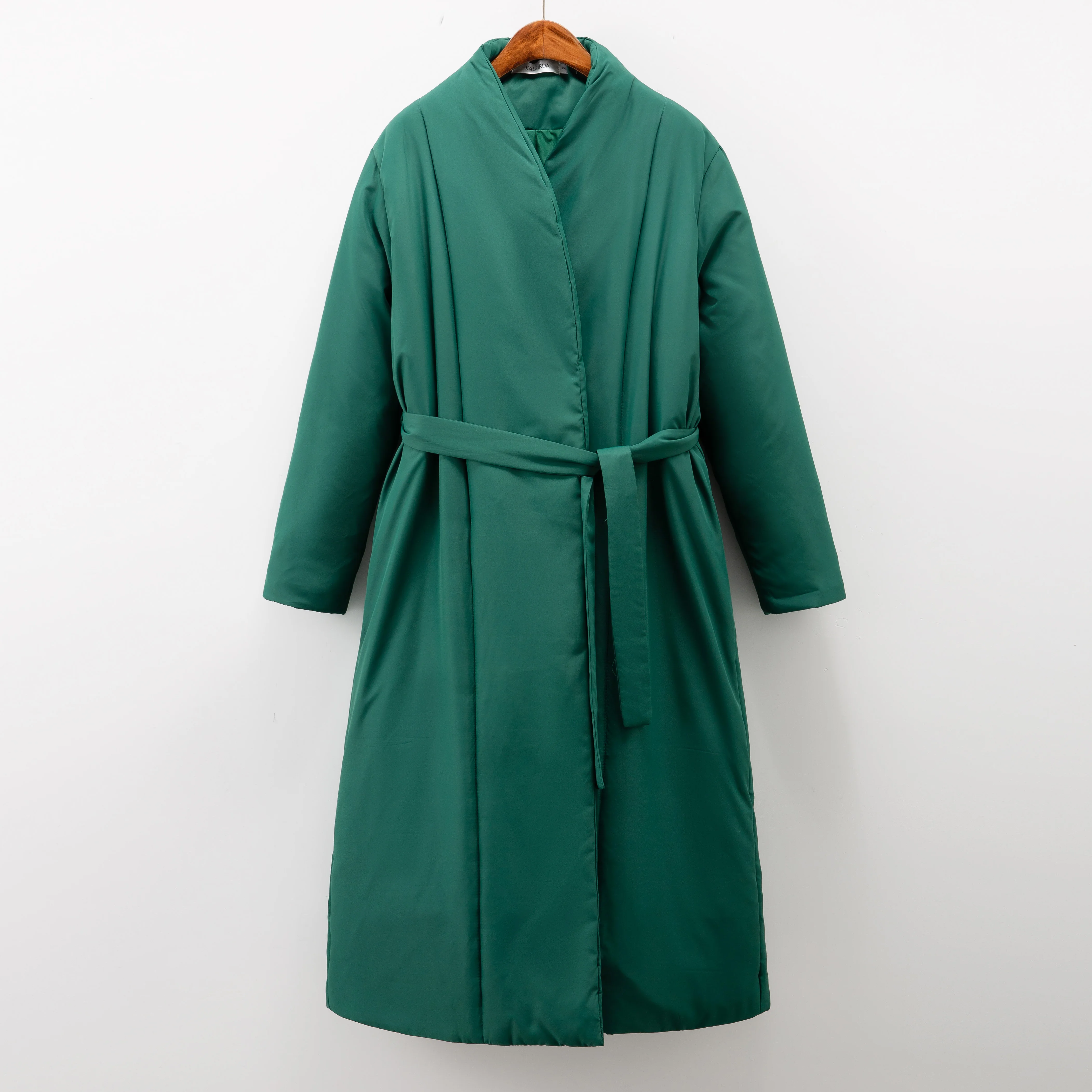 New Design 2022 Women Winter Thick Coat Warm Parka Water proof Maxi Long Puffer with Belt Oversized Casual Outerwear