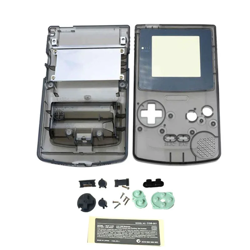 Фото Новый высококачественный пластиковый оригинальный корпус для Game Boy, сменный цветной корпус с кнопкой, проводящий клей и наклейки №3