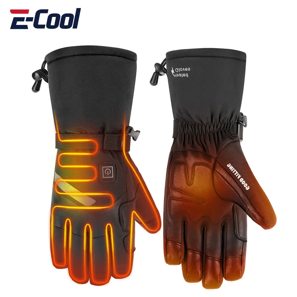 

Heated Skiing Gloves Winter Warm Heated Gloves Waterproof Rechargeable Heating Thermal Gloves For Snowmobile Snowboard