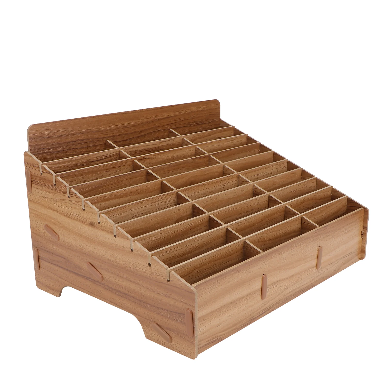 

Женский Ящик для хранения, органайзер с ящиками, стойка для ячеек, держатель для дисплея, деревянные органайзеры для офисного стола