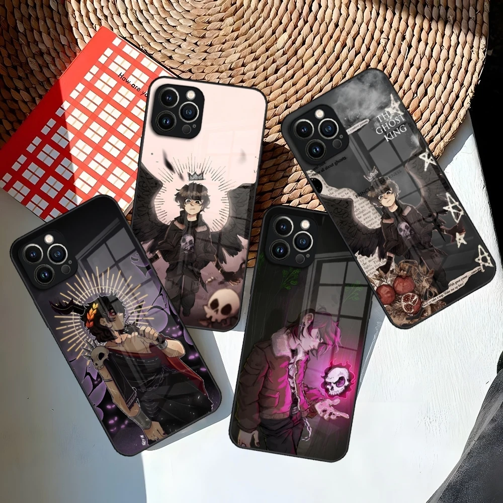 Чехол для телефона с мультипликационным фильмом P-Percy Jackson стеклянный чехол Iphone 16