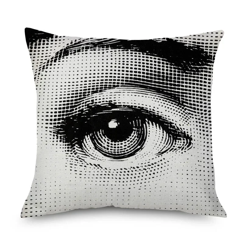 

Чехол для подушки WONDERISE, лен/хлопок, 45x45 см, односторонний принт