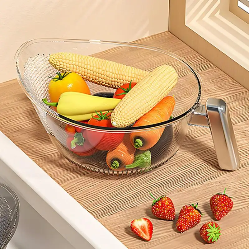 Дренажная корзина для еды многофункциональная кухонная сушилка ополаскиватель