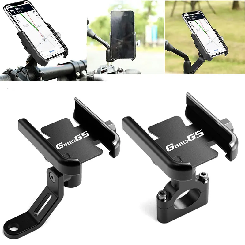 Motorcycle CNC Aluminum Accessories Handlebar Mobile Phone Holder GPS Stand Bracket For BMW G650GS G650 GS 2011-2018 Hot Deals