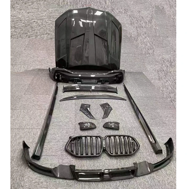 X6 G06 LD-стильный Kohle faser vorne hinten Diffusor Lippen haube Body Kit для 2019-2023