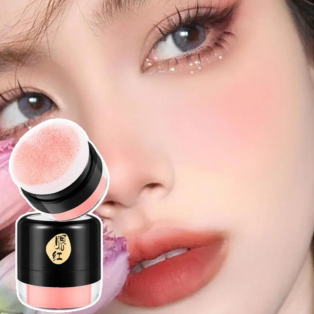 

Oil Control Blush Powder Matte Blush Girl Blush Cushion Natural Powder Air Blusher Cushion Waterproof Contouring Q6W7