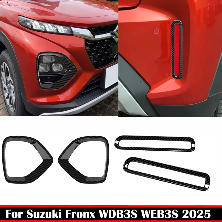 Для Suzuki Fronx WDB3S WEB3S 2025 2026 черный внешний передний задний бампер противотуманная