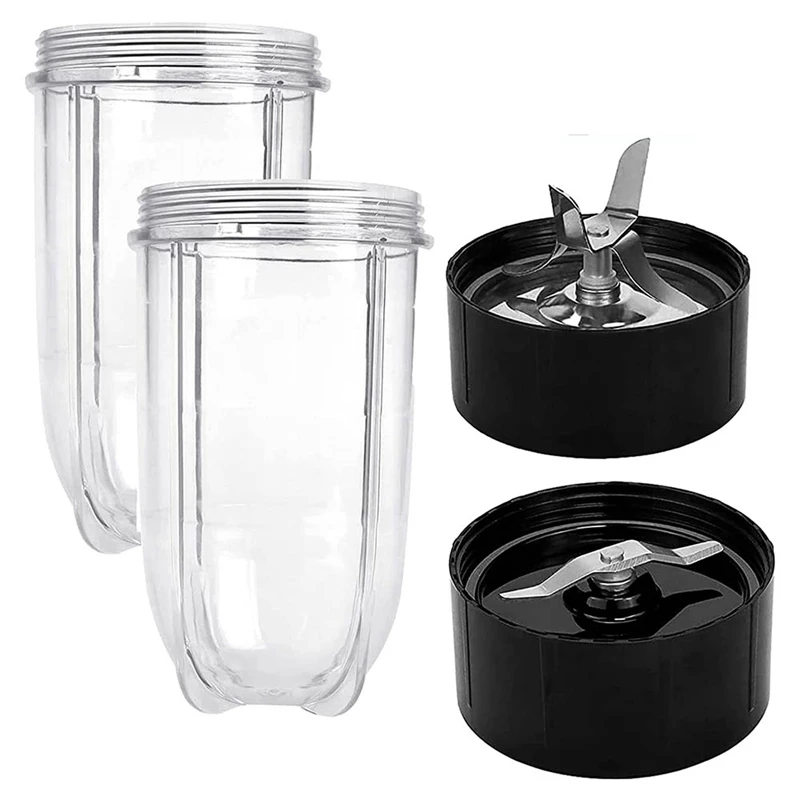 Sduck 2x Flip Top To Go lids Replacement for Magic Bullet MB 1001 MB 1001B  MBR-1101 MBR-1701 Blender