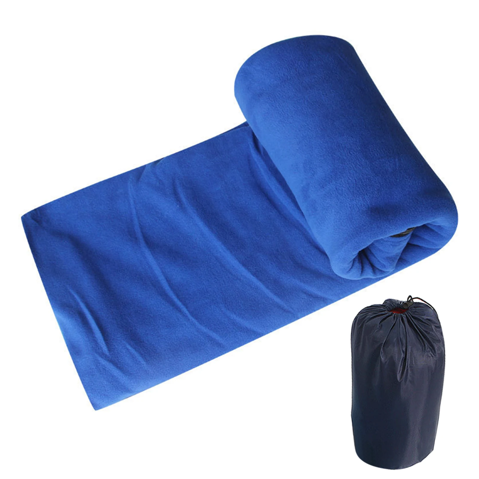 

Blanket Sleeping Bag Liner Anti Static Backpacking Soft Fleece All Season Office Home Portable Outdoor Camping Sack Warm