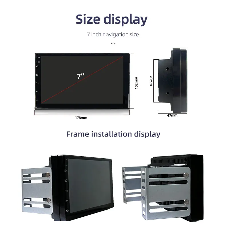 Android 10.0 2 Din Car Radio Multimedia Video Player Universal Auto Stereo GPS MAP For Volkswagen Nissan Hyundai Toyota CR-V Kia