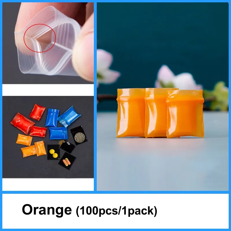 StoBag Многоразовые прозрачные пакеты на молнии 100 шт