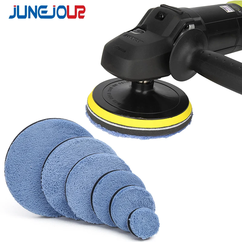 

2-7 Inch Universal Car Polish Pad Soft Wool Machine Superfine Fiber Waxing Polisher Car Body Polishing Discs Cleaning Goods Tool