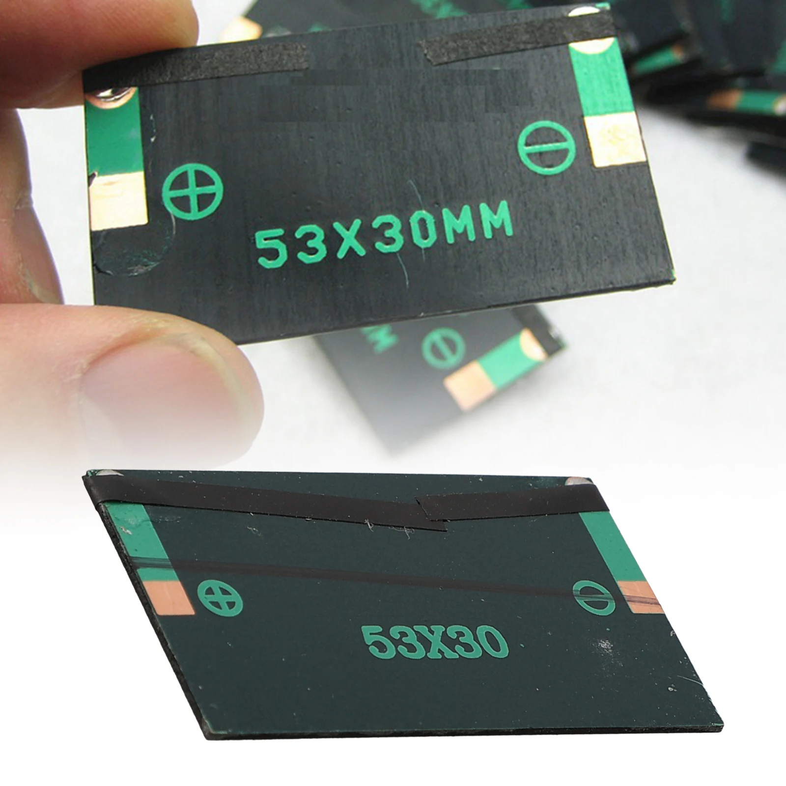 Лот из 10 панелей солнечных батарей малой мощности-5 В 30 мА 53X30 мм электроника