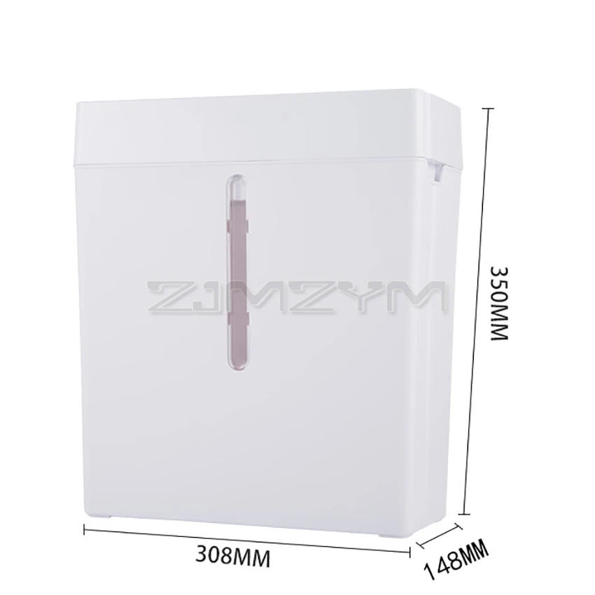 A4 Desktop Electric Paper Shredder With 13L Wastebasket Confidential Home Office 3-sheet Strip-cut 100W 220V |