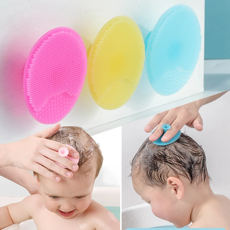 

1 Pc Silicone Soft Baby Brush for Hair Washing Bath Head Massage Brushes Scalp Comb Kids Newborn Bath Wipe Washing Hair Tools
