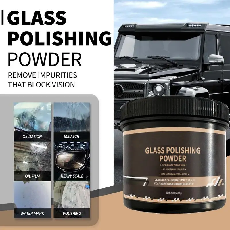 Полировка лобового стекла Стекло Масляная пленка Очиститель порошка Полировщик
