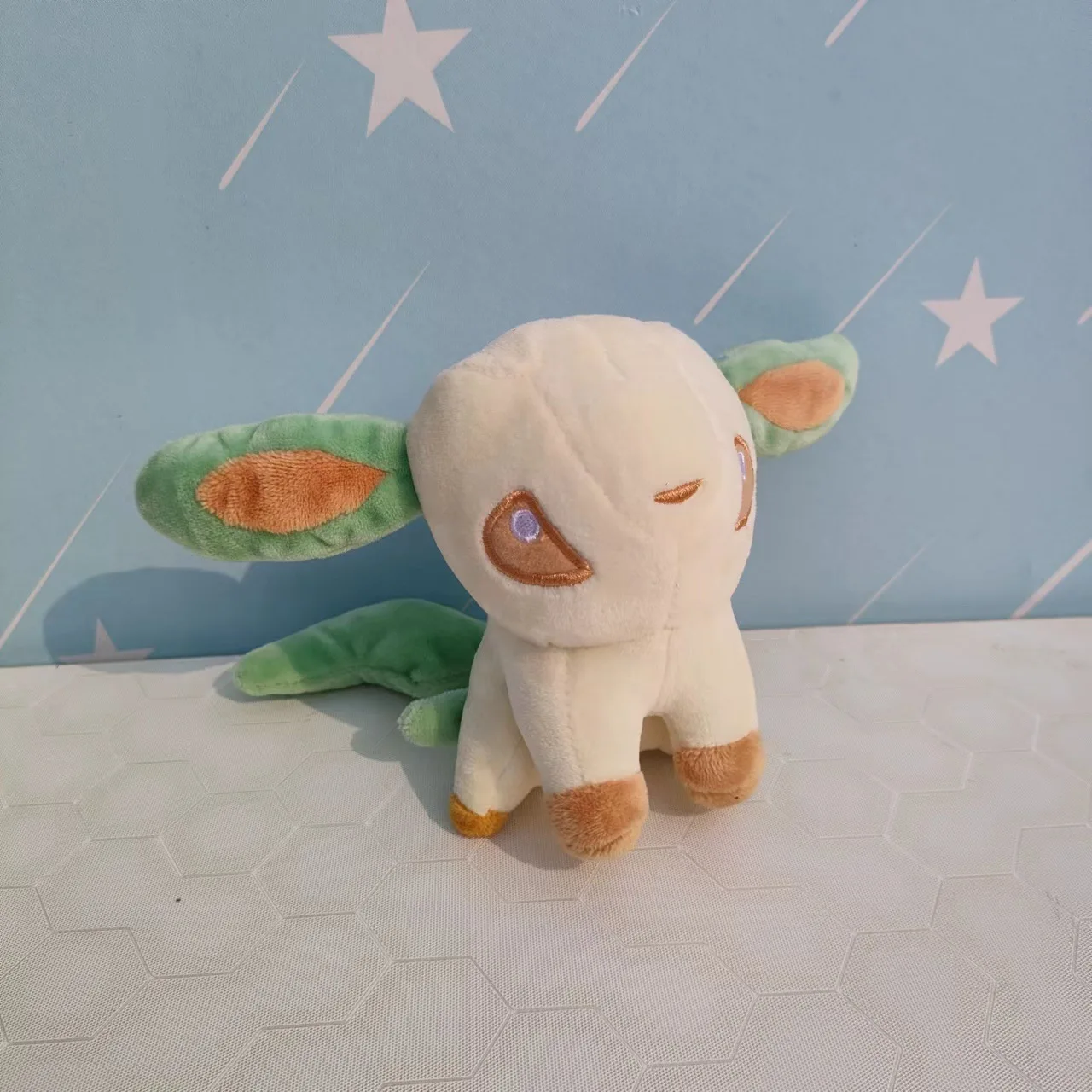 

10pcs/lot Pokemon Leafeon Plush 10cm Toys Pendant Anime Soft Stuffed Animal Doll For Christmas Gift