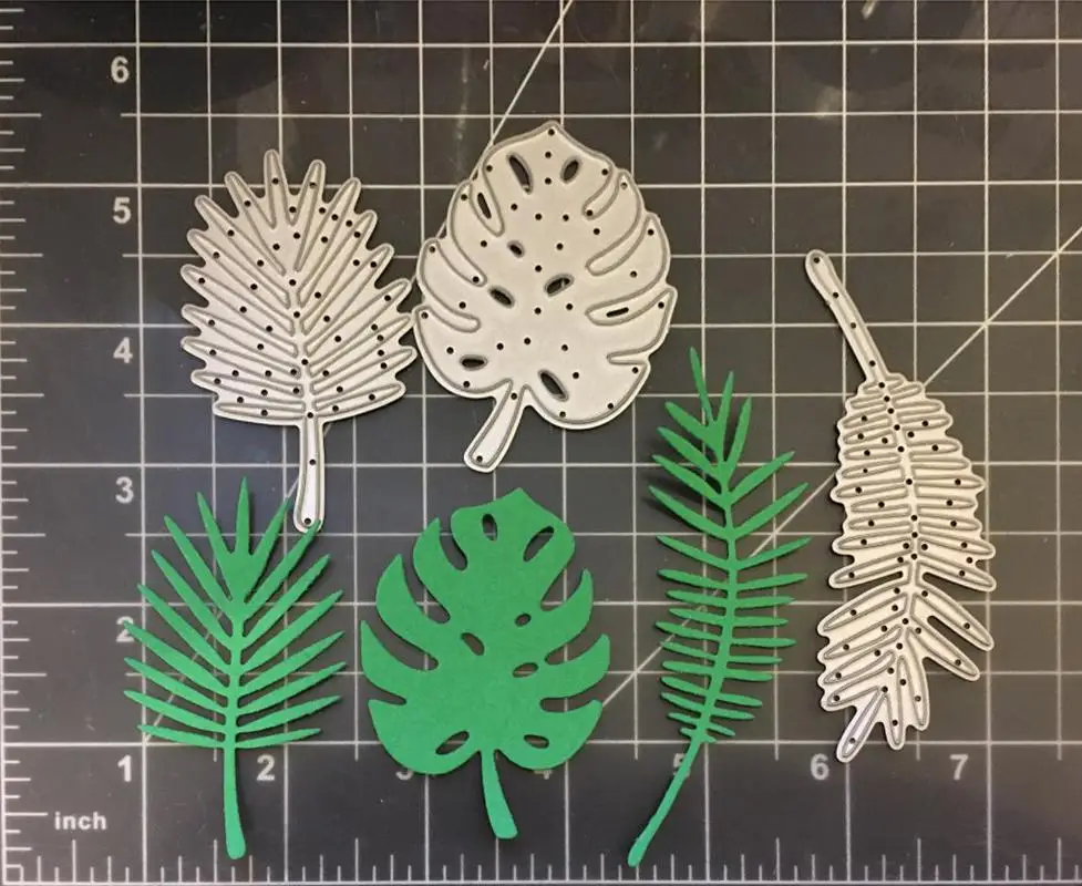 

Tropical Leaves Metal Cuttting Dies Craft Die Cuts DIY Album Decoration Embossing Paper Card Stencil