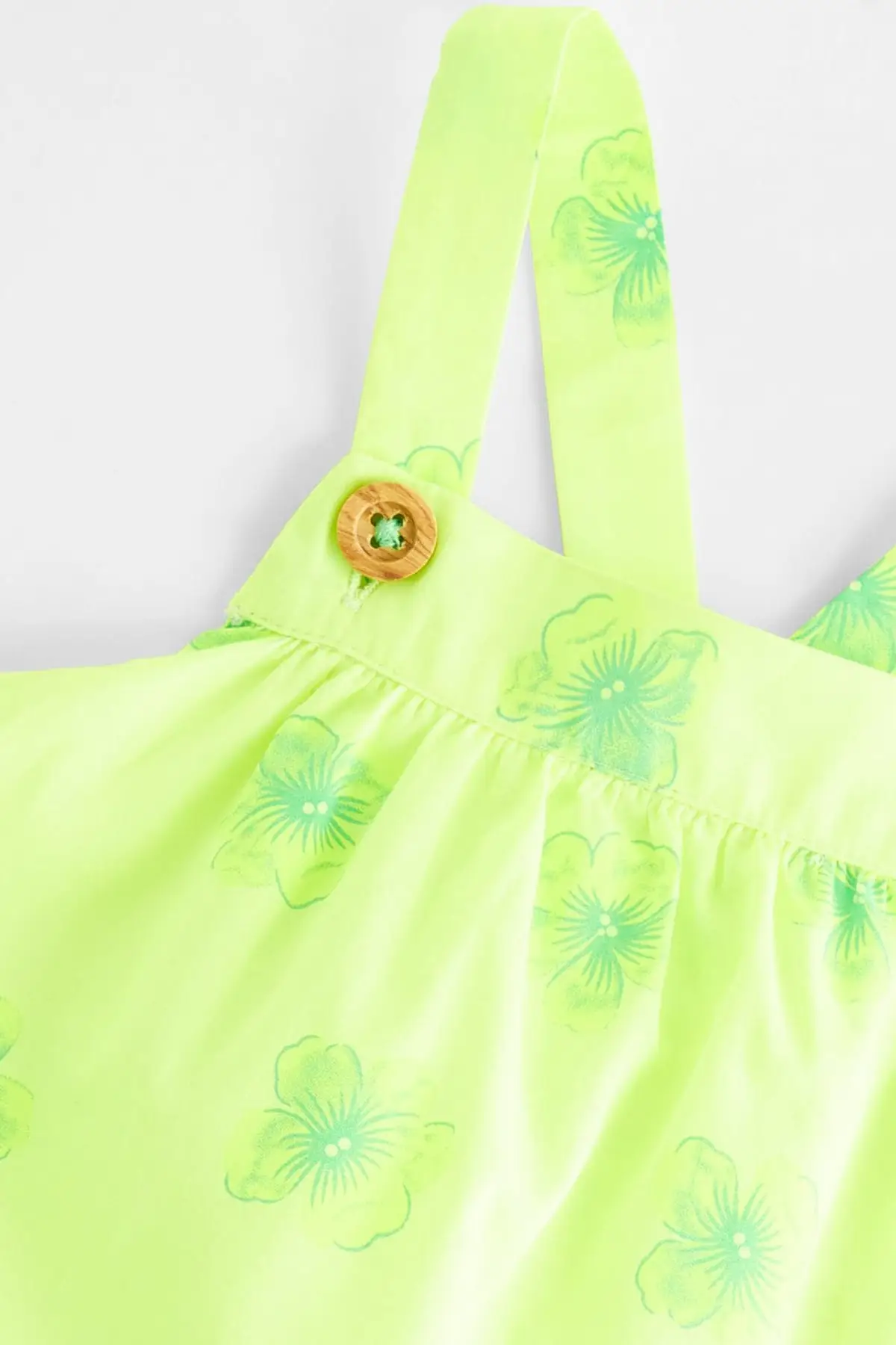 

Yellow Baby Girl Fluorine Pattern Dress 53000933