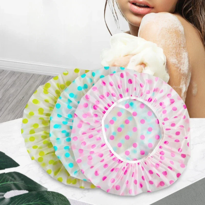 1 шт. утолщенная водостойкая шапочка для ванной