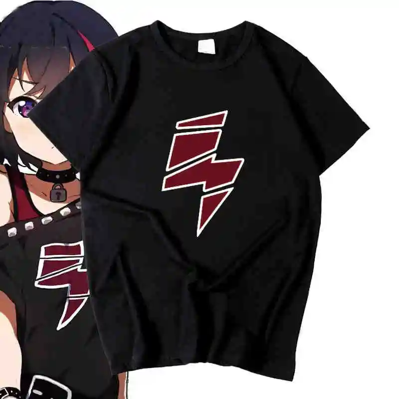 Game BanG Dream Ran Mitake Yukina Minato Мужская и женская футболка Bangdream Косплей Костюм Футболка