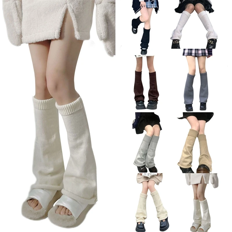 

JK Socks Jk Stocking Slouch Socks Women Lolita Leg Warmer Socks Lolita Knee Sock