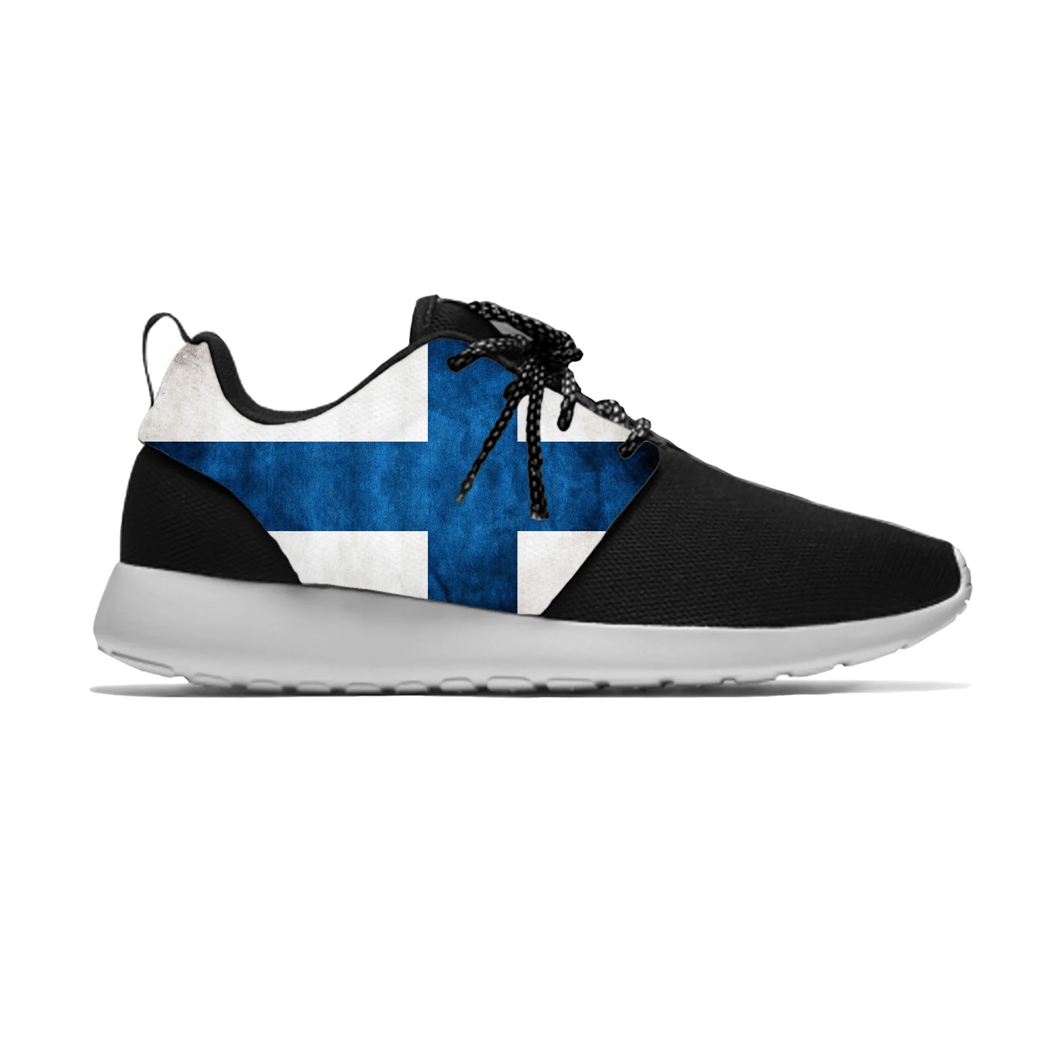 

Финский флаг Республики патриотические модные спортивные кроссовки для бега Повседневные Дышащие легкие мужские и женские кроссовки с 3D принтом