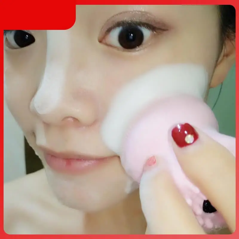 

HOT Skin Care Soft Silicone Mini Octopus Shape Facial Deep Cleaning Massage Brush Waterproof Silicone Face Cleanser Dirt Remove