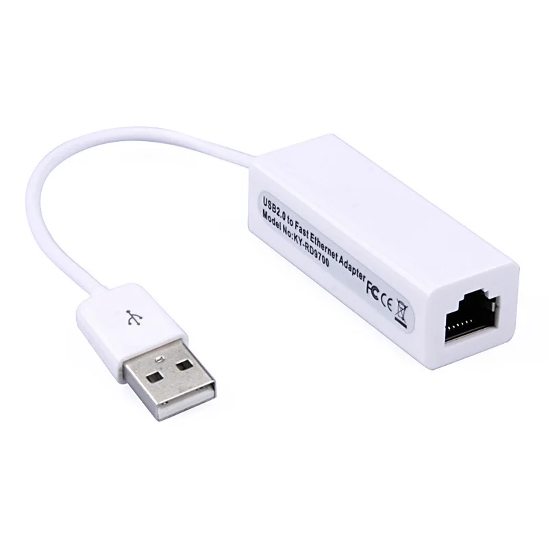 Portable Network Card USB 2.0 to RJ45 10Mbps Micro USB to RJ45 Ethernet Lan Adapter for PC Notebook Windows XP 7 8