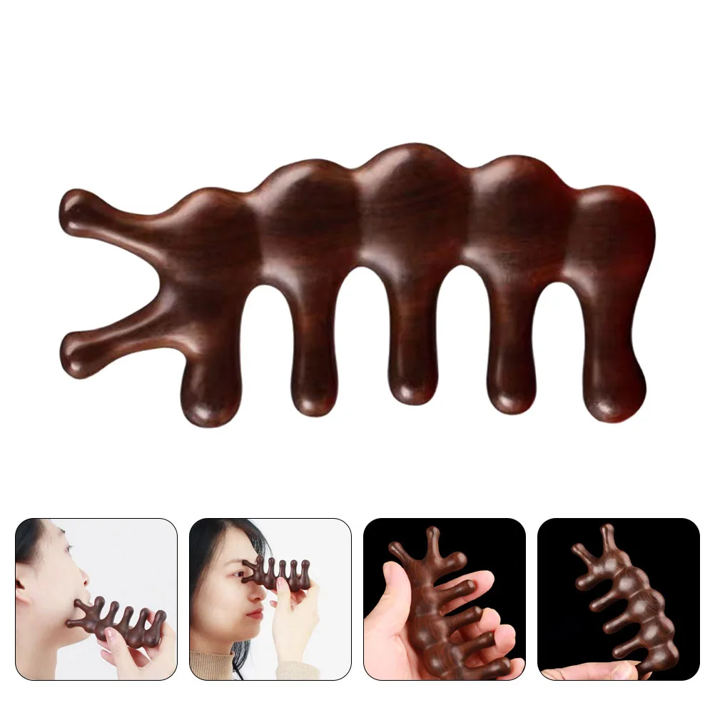 

Карманная Массажная расческа для кудрявых волос, массажер для шейного позвонка, Акупунктура тела