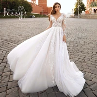wedding dresses for women bride with chiffon ice tulle beach boat neck sleeveless bridal gowns simplicity slit robes de mari%c3%a9e