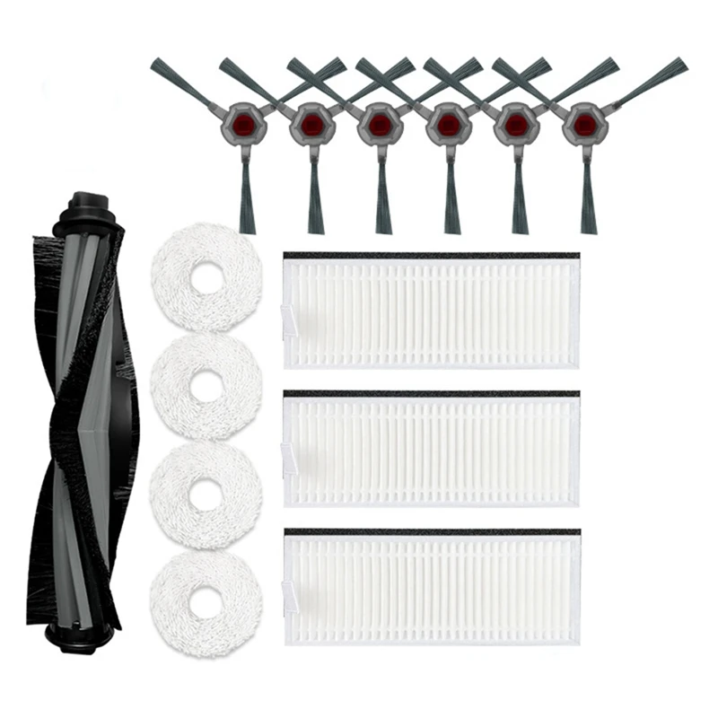 

IG-Main Brush Side Brush Filter And Mop Cloth Replacement Parts Kit For Ecovacs Deebot N9+ Yeedi K10 Robotic Vacuum Cleaner