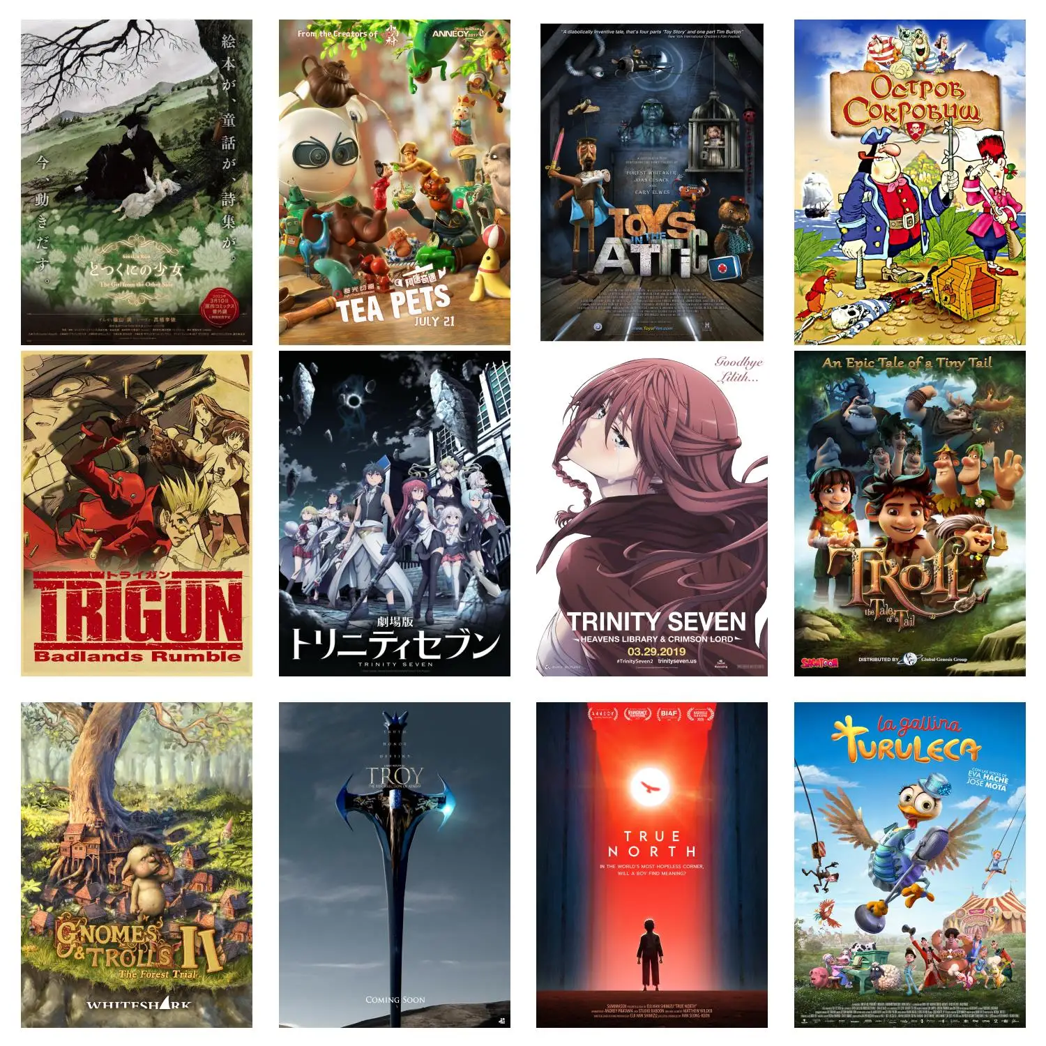 

The Wonderland And The Wishmas Tree Anime TV Show Canvas Art Poster and Wall Art Print Modern Family bedroom Decor Posters