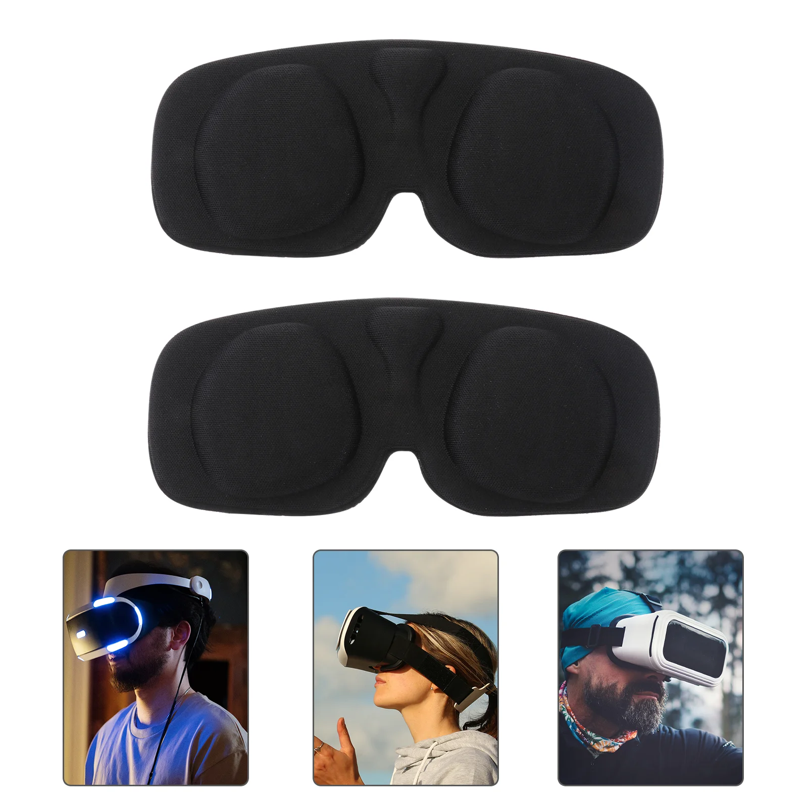 

2pcs Dust-proof Cover Protective Cover VR Lens Protector for Indoor Store