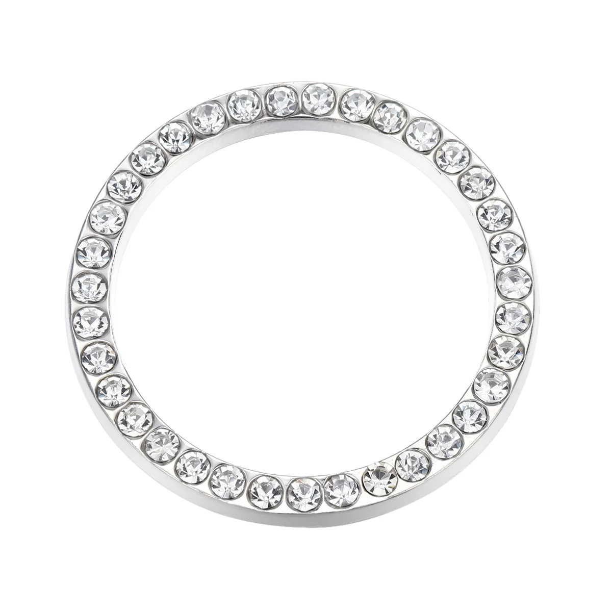 Автоматическое кольцо с кнопкой запуска и остановки двигателя блестящие стразы