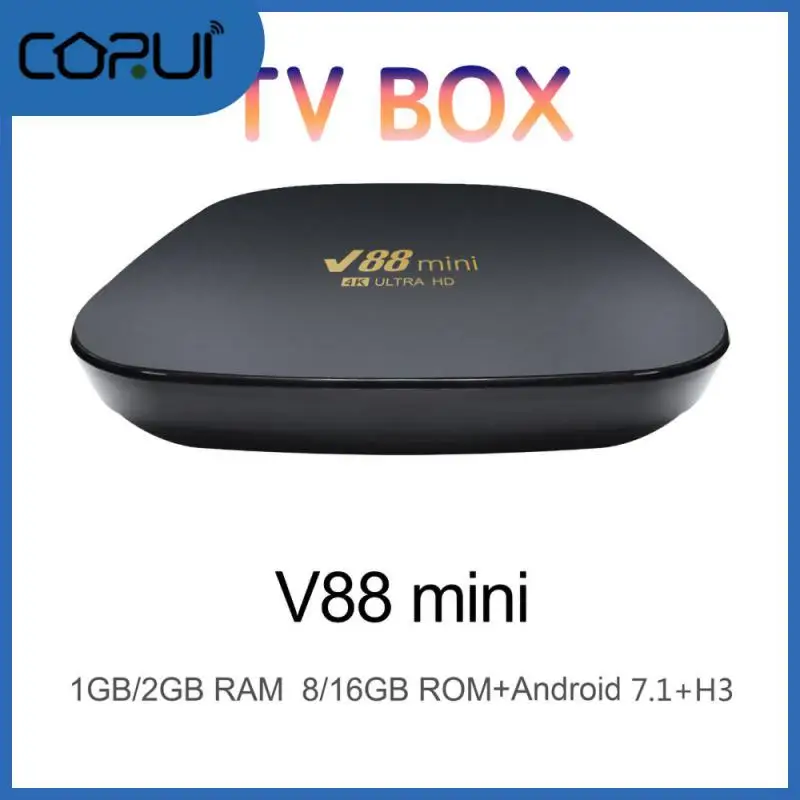 

Home Theater 2.4g Wifi Set Top Box Allwinner H3 Mini Smart Tv Box Quad Core Android 12 Media Player Smart Home Black