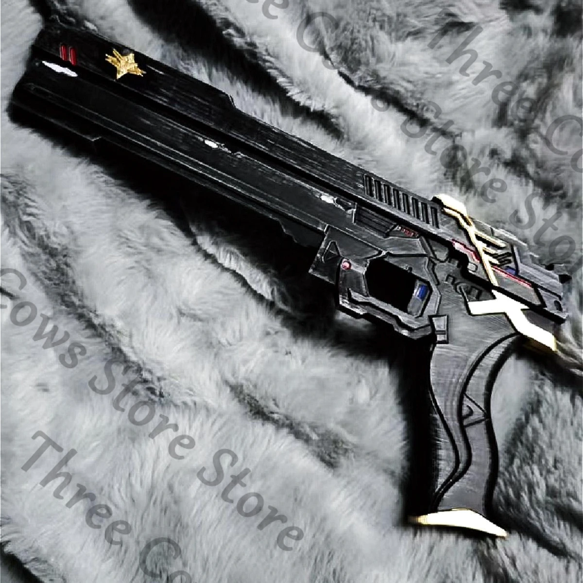 Аниме Love and Deepspace Caleb орнамент для косплея огнестрельное оружие реквизит