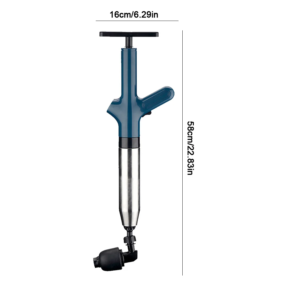 Трубный плунжер из нержавеющей стали электрический для унитаза бластер слива