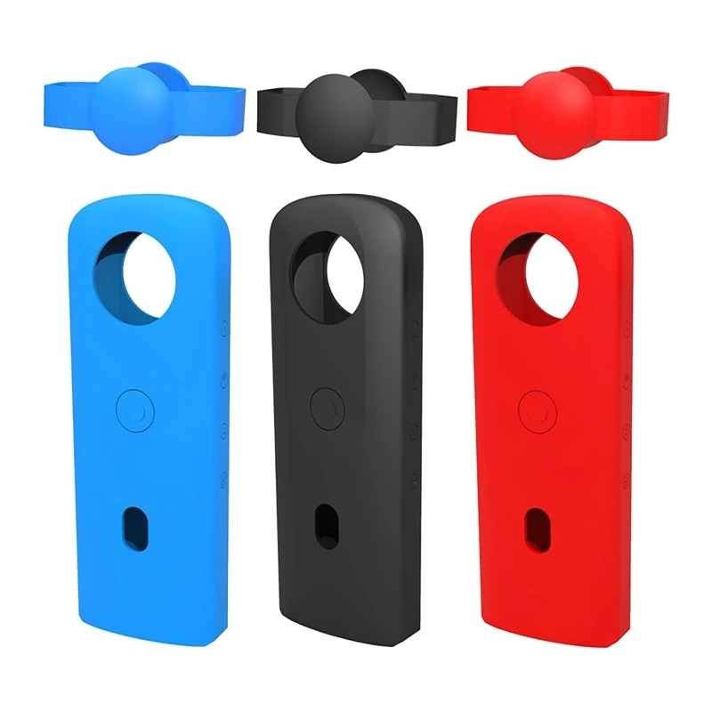 

Силиконовый чехол для камеры Ricoh Theta SC2 360, защита для панорамного действия с крышкой объектива для Ricoh Theta SC2, аксессуары