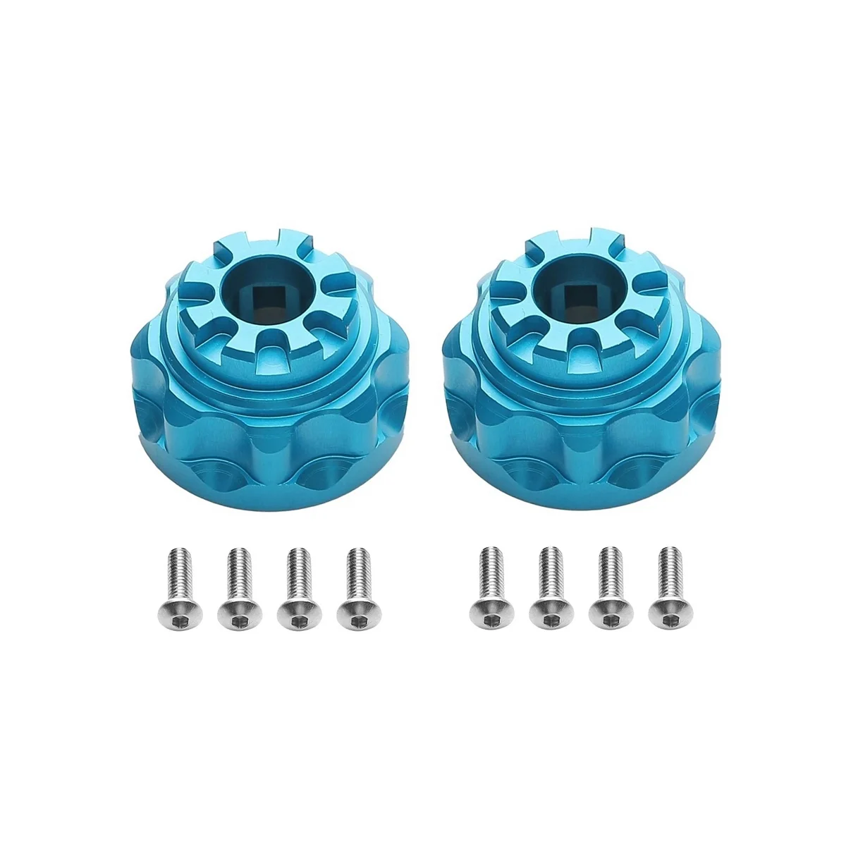 

2Pcs Metal Case Differential Case for TRX4 1/10 RC Crawler Car Upgrade Parts Accessories,Blue