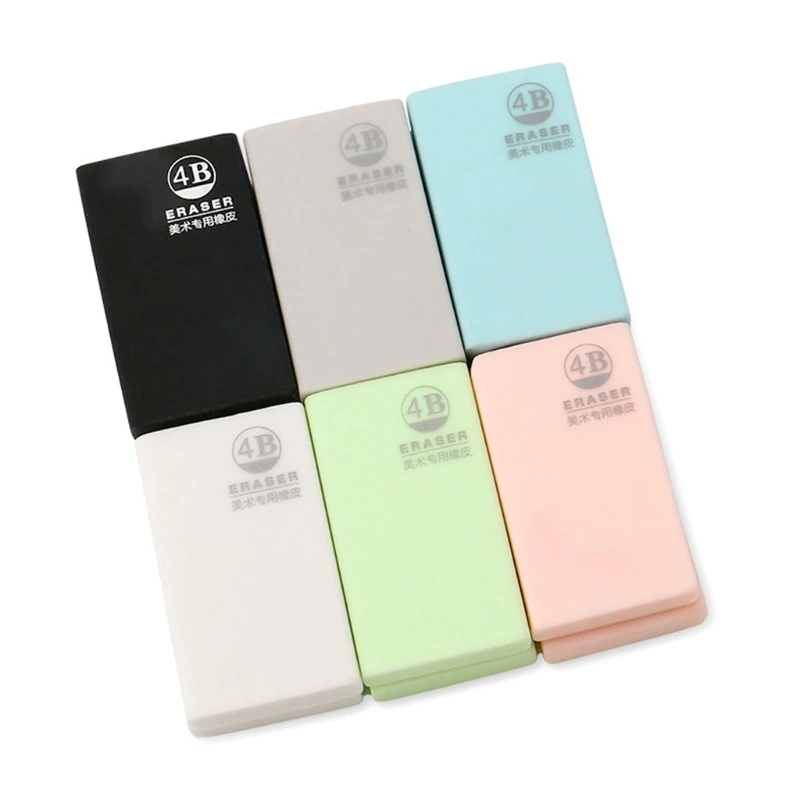 

12Pcs 4B Colorful Erasers Set for Student Sketching Safe Non-toxic Eco-friendly