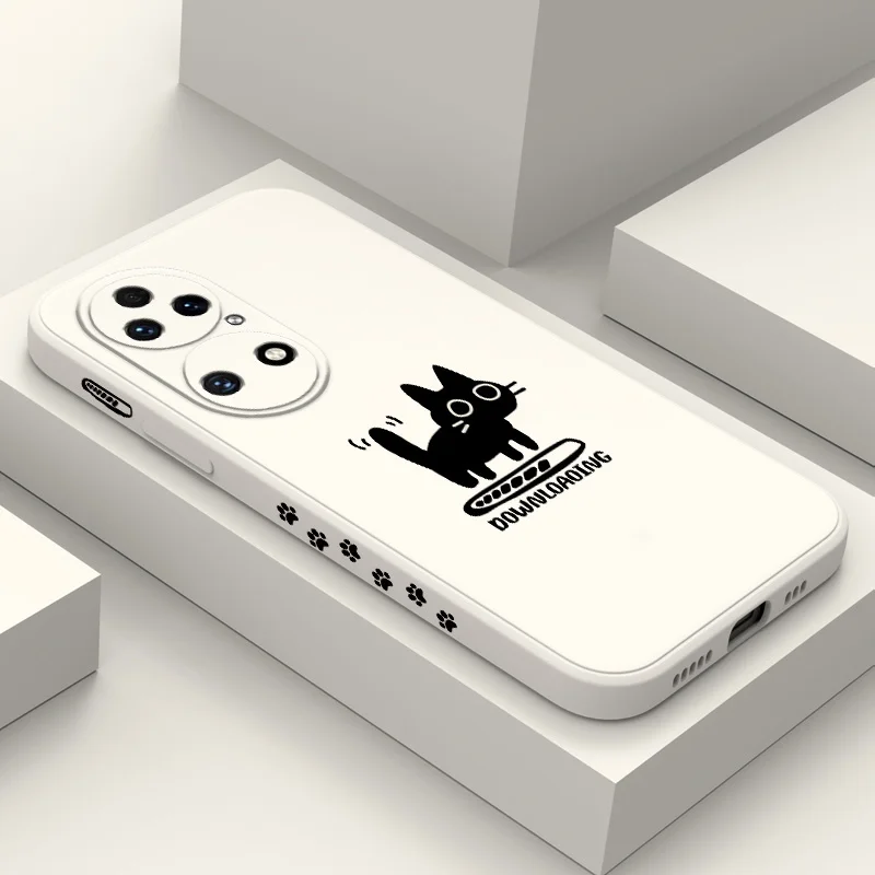 

Sky Kitten Phone Case For Huawei P50 P40 P30 P20 Pro Lite Nova 10 10SE 9 9SE Mate 50 50E 40 30 20 Pro Lite Cover