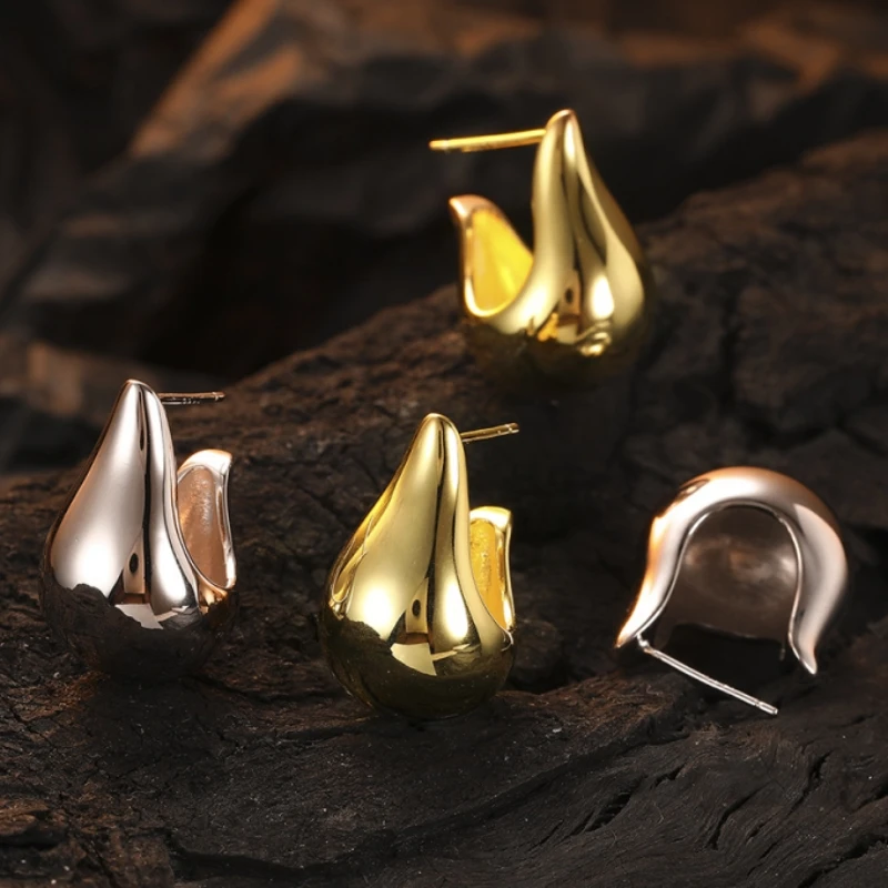

New Design Design 925 Sterling Silver Personalized Minimalist Temperament Water Drop Women's Earrings