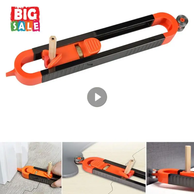 

Woodworking Tool Profile Scribing Ruler Contour Gauge With Lock Compatible With Floor Laying Carpet Cutting Cermic Gauges Tools