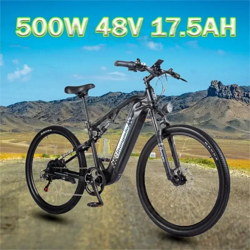 Электрический велосипед Shengmilo S26 двигатель 1000 Вт 48 В 17 5 Ач 26 дюймов горный