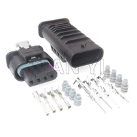 1 set 4 way 1718657 1 car connector with terminal and rubber seals 1 1718656 1 automobile wiring socket