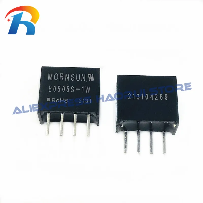

Бесплатная доставка, 10 шт., новый оригинальный изолированный модуль мощности, B0505S-1WR2 B0505S SIP-4, B0505S-1W 5 В, поворот 5 В