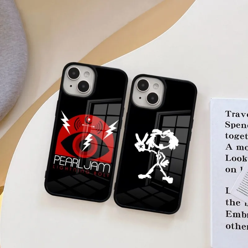

R-Rock Band Pearl Jam Phone Case For Iphone 14ProMax 11 12 13 Pro Xs Max Mini Xr X 7 8 6 6s Plus PC+TPU Coque